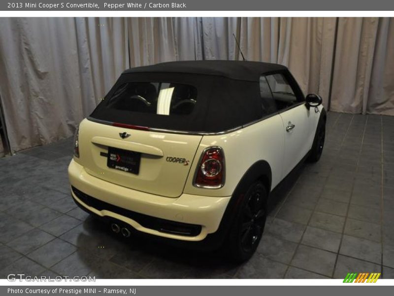 Pepper White / Carbon Black 2013 Mini Cooper S Convertible