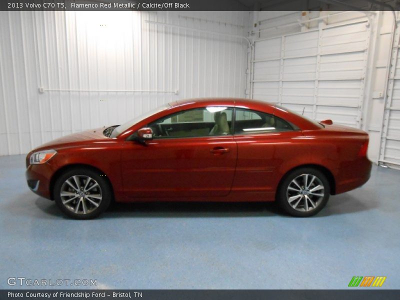 Flamenco Red Metallic / Calcite/Off Black 2013 Volvo C70 T5