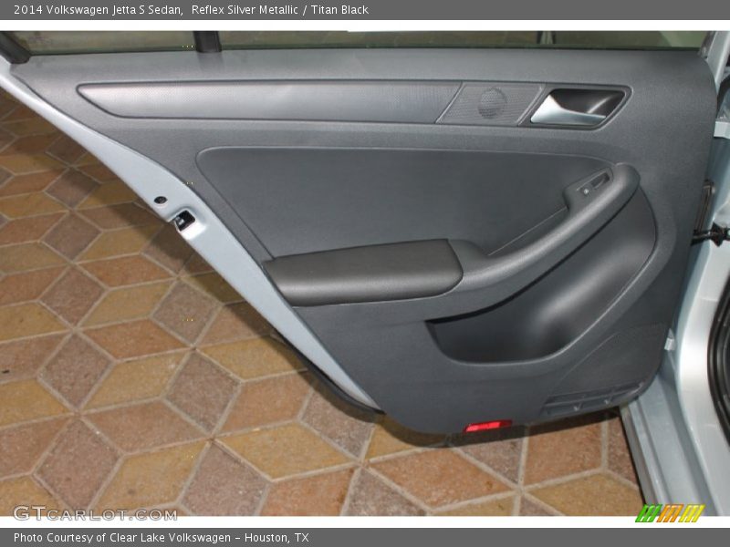 Reflex Silver Metallic / Titan Black 2014 Volkswagen Jetta S Sedan