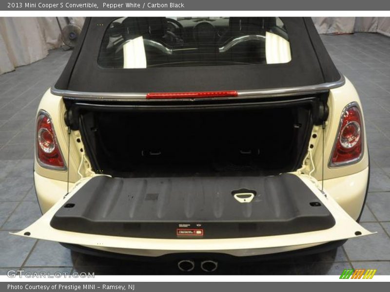 Pepper White / Carbon Black 2013 Mini Cooper S Convertible