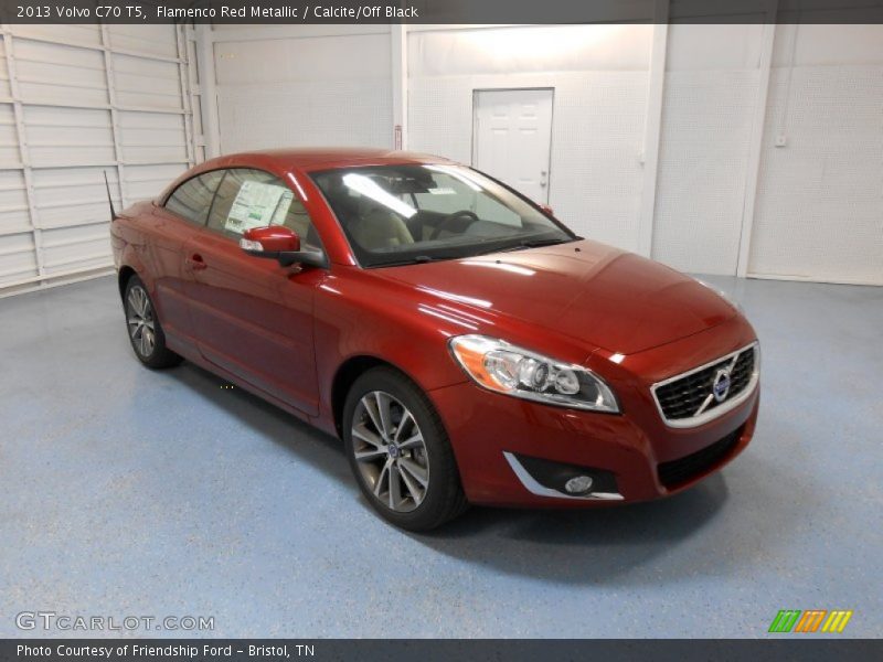 Flamenco Red Metallic / Calcite/Off Black 2013 Volvo C70 T5