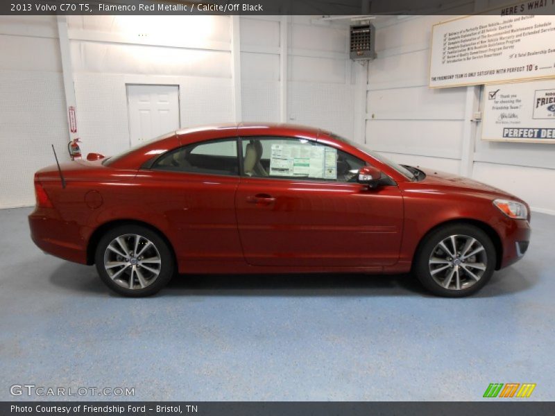 Flamenco Red Metallic / Calcite/Off Black 2013 Volvo C70 T5