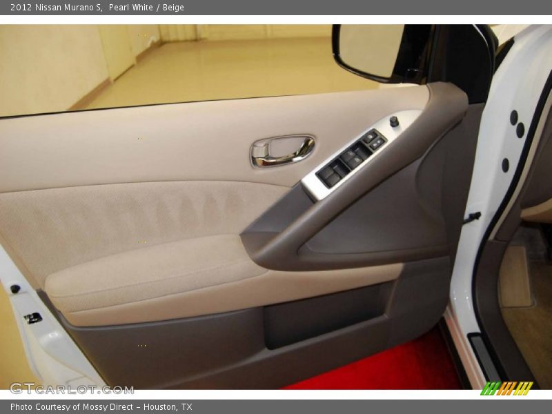 Pearl White / Beige 2012 Nissan Murano S