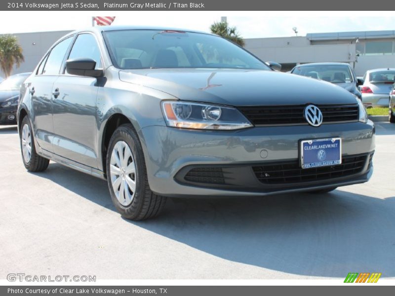 Platinum Gray Metallic / Titan Black 2014 Volkswagen Jetta S Sedan
