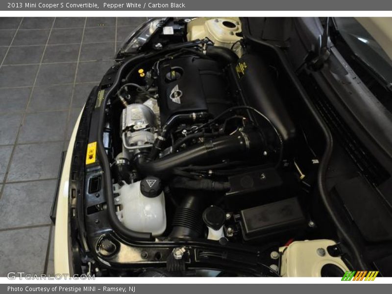 Pepper White / Carbon Black 2013 Mini Cooper S Convertible