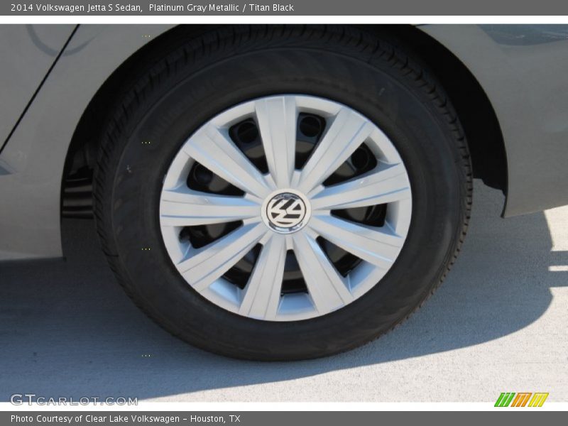 Platinum Gray Metallic / Titan Black 2014 Volkswagen Jetta S Sedan