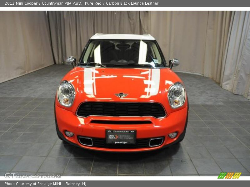 Pure Red / Carbon Black Lounge Leather 2012 Mini Cooper S Countryman All4 AWD