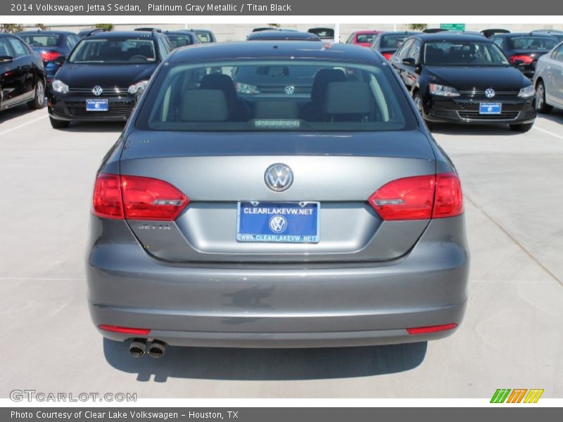 Platinum Gray Metallic / Titan Black 2014 Volkswagen Jetta S Sedan