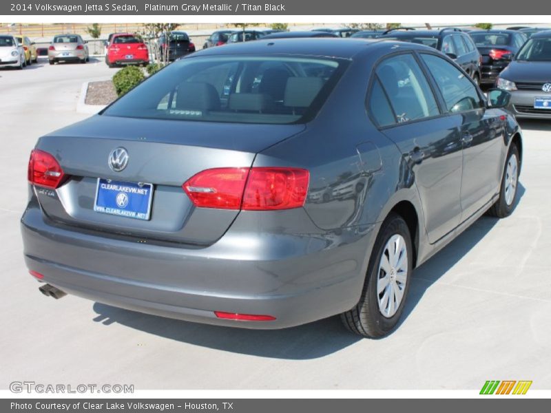 Platinum Gray Metallic / Titan Black 2014 Volkswagen Jetta S Sedan
