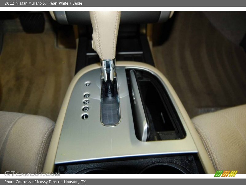 Pearl White / Beige 2012 Nissan Murano S