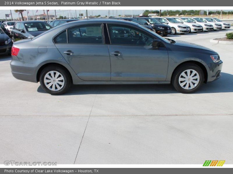 Platinum Gray Metallic / Titan Black 2014 Volkswagen Jetta S Sedan