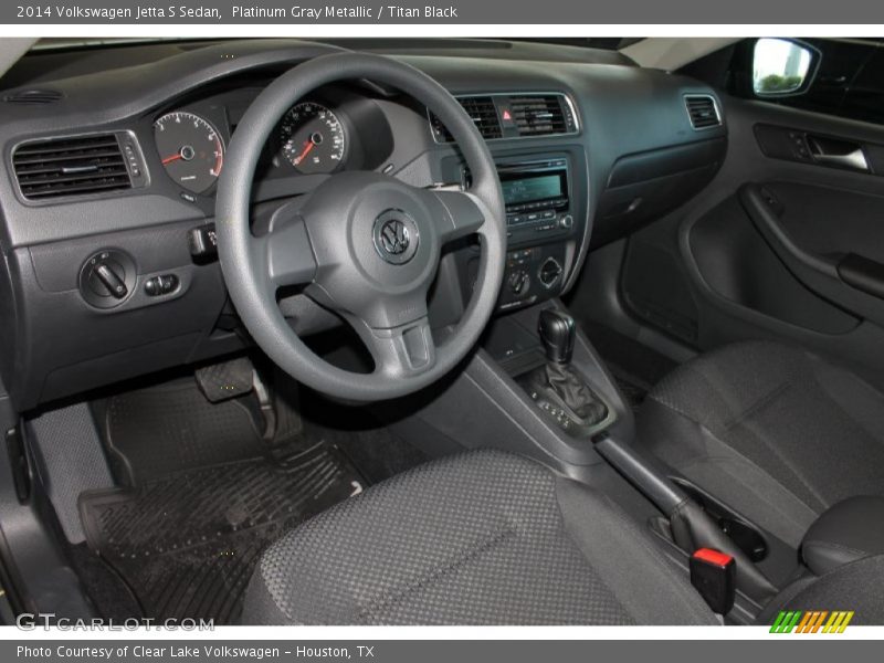 Platinum Gray Metallic / Titan Black 2014 Volkswagen Jetta S Sedan