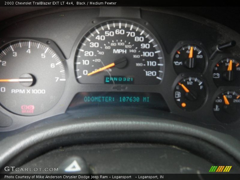 Black / Medium Pewter 2003 Chevrolet TrailBlazer EXT LT 4x4