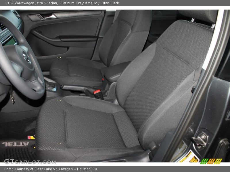 Platinum Gray Metallic / Titan Black 2014 Volkswagen Jetta S Sedan