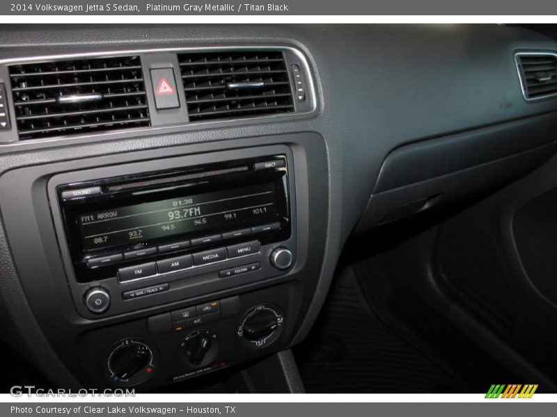 Platinum Gray Metallic / Titan Black 2014 Volkswagen Jetta S Sedan