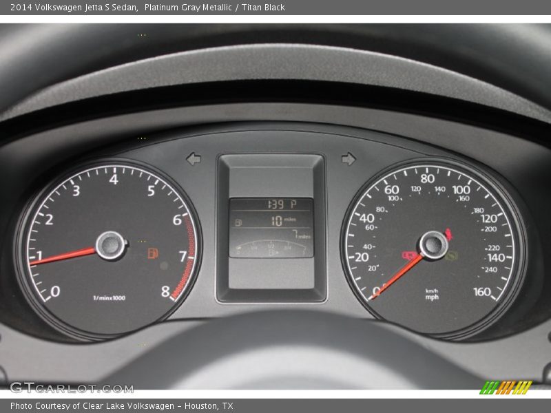 Platinum Gray Metallic / Titan Black 2014 Volkswagen Jetta S Sedan