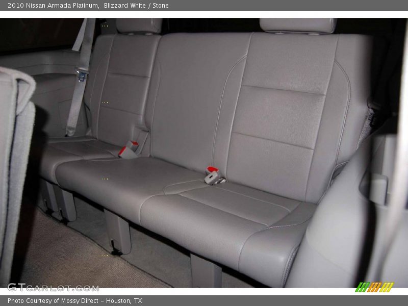 Blizzard White / Stone 2010 Nissan Armada Platinum