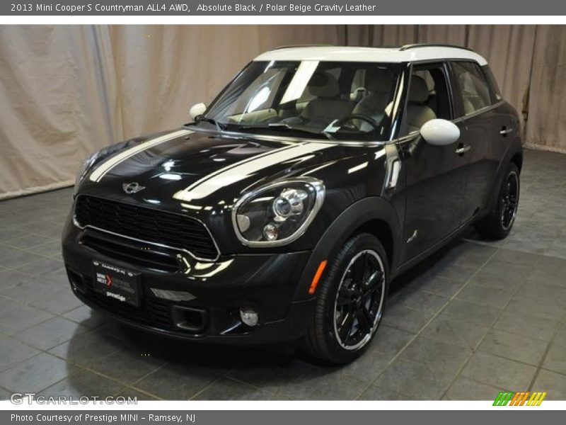 Absolute Black / Polar Beige Gravity Leather 2013 Mini Cooper S Countryman ALL4 AWD
