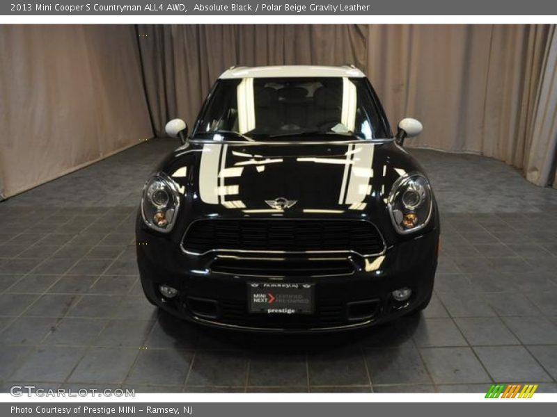 Absolute Black / Polar Beige Gravity Leather 2013 Mini Cooper S Countryman ALL4 AWD