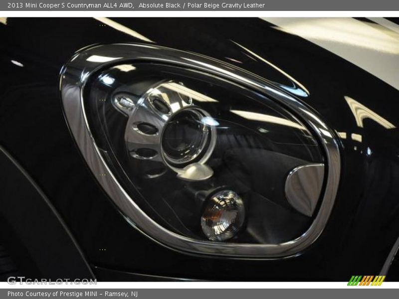 Absolute Black / Polar Beige Gravity Leather 2013 Mini Cooper S Countryman ALL4 AWD