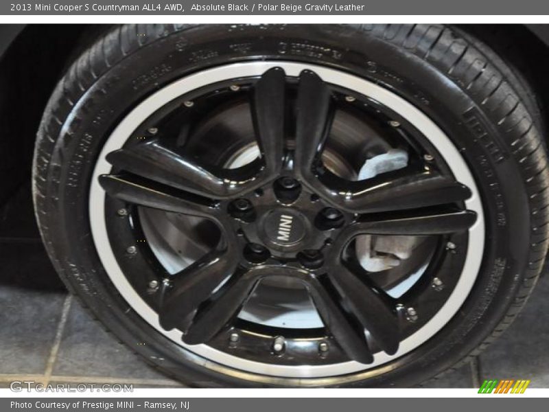 Absolute Black / Polar Beige Gravity Leather 2013 Mini Cooper S Countryman ALL4 AWD