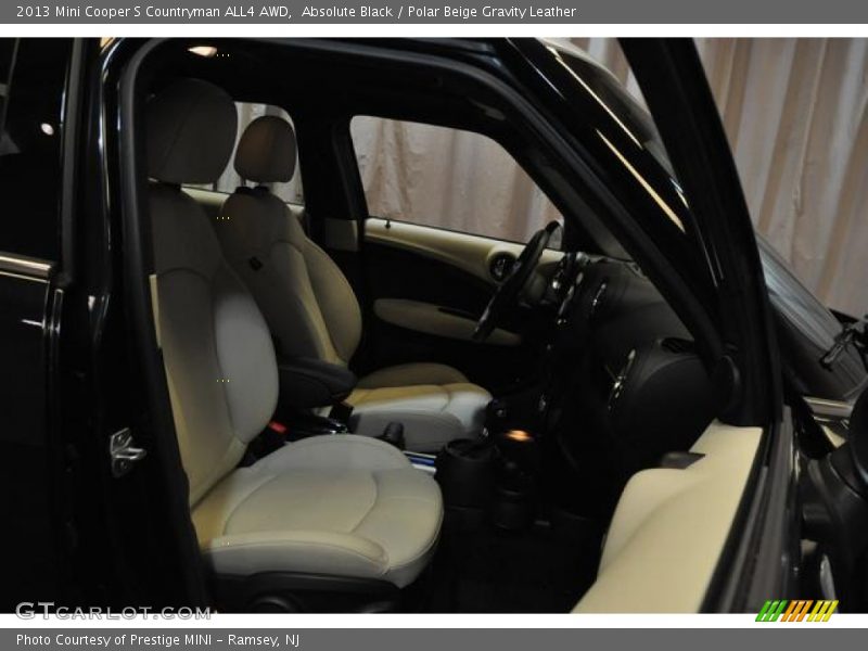 Absolute Black / Polar Beige Gravity Leather 2013 Mini Cooper S Countryman ALL4 AWD