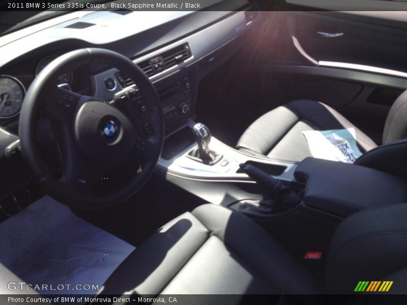 Black Sapphire Metallic / Black 2011 BMW 3 Series 335is Coupe