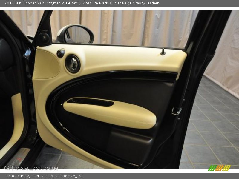Absolute Black / Polar Beige Gravity Leather 2013 Mini Cooper S Countryman ALL4 AWD
