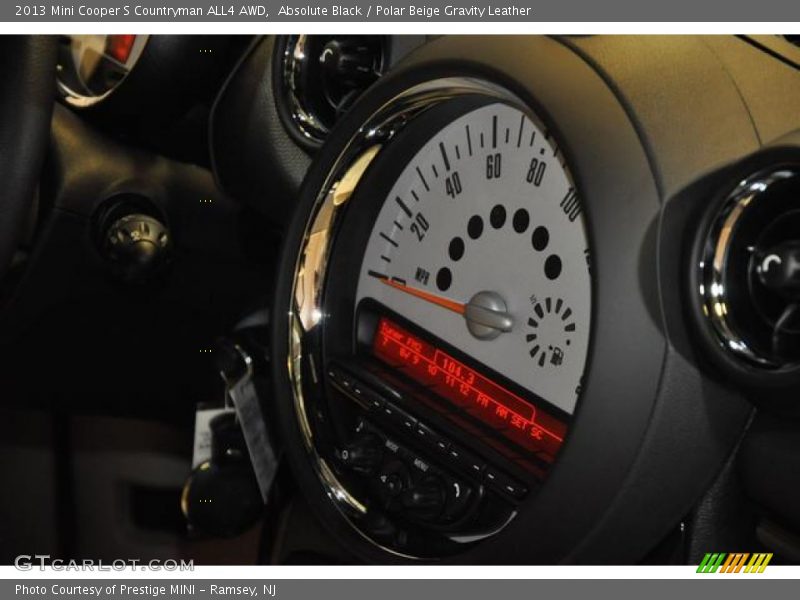 Absolute Black / Polar Beige Gravity Leather 2013 Mini Cooper S Countryman ALL4 AWD