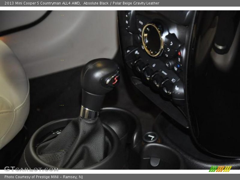 Absolute Black / Polar Beige Gravity Leather 2013 Mini Cooper S Countryman ALL4 AWD