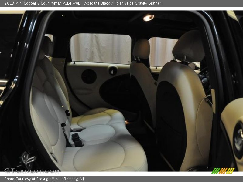 Absolute Black / Polar Beige Gravity Leather 2013 Mini Cooper S Countryman ALL4 AWD