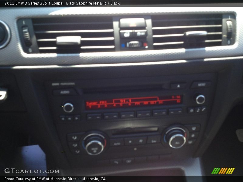 Black Sapphire Metallic / Black 2011 BMW 3 Series 335is Coupe