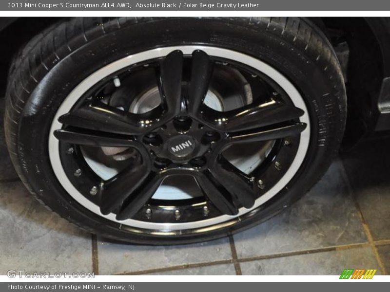 Absolute Black / Polar Beige Gravity Leather 2013 Mini Cooper S Countryman ALL4 AWD