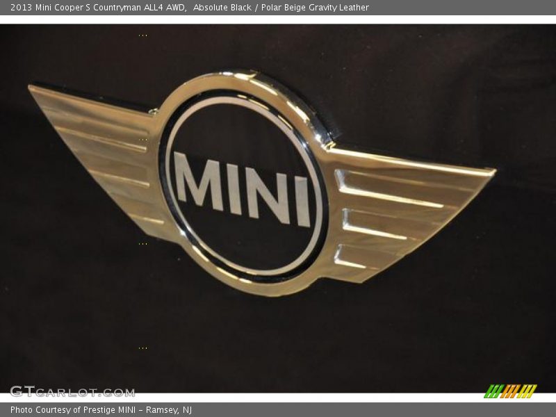 Absolute Black / Polar Beige Gravity Leather 2013 Mini Cooper S Countryman ALL4 AWD