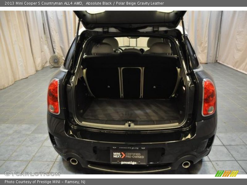 Absolute Black / Polar Beige Gravity Leather 2013 Mini Cooper S Countryman ALL4 AWD