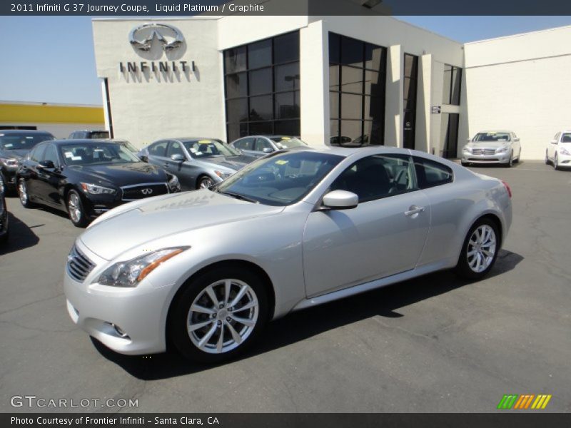 Liquid Platinum / Graphite 2011 Infiniti G 37 Journey Coupe