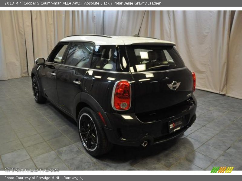 Absolute Black / Polar Beige Gravity Leather 2013 Mini Cooper S Countryman ALL4 AWD