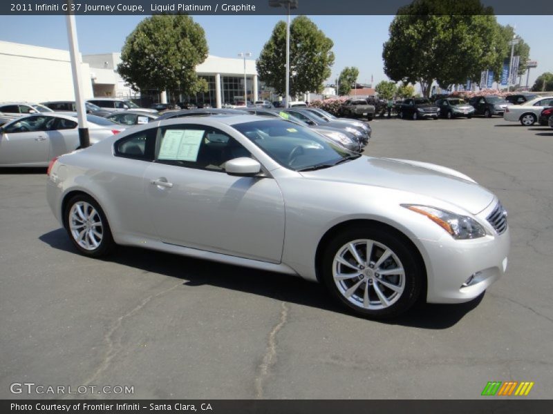 Liquid Platinum / Graphite 2011 Infiniti G 37 Journey Coupe