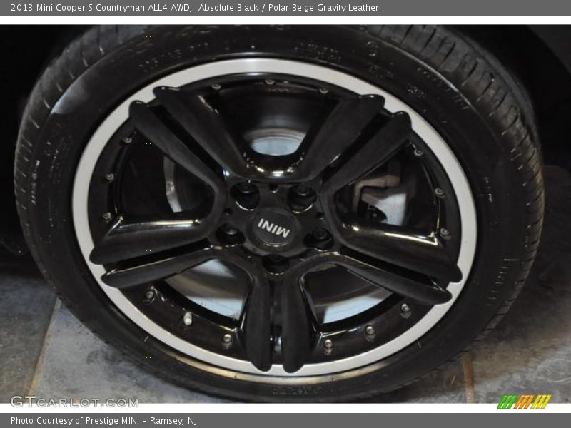 Absolute Black / Polar Beige Gravity Leather 2013 Mini Cooper S Countryman ALL4 AWD