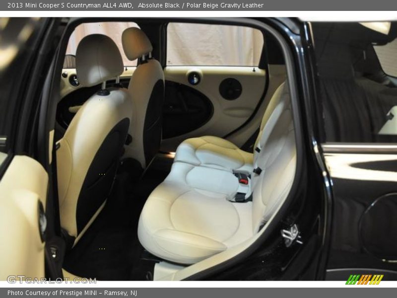 Absolute Black / Polar Beige Gravity Leather 2013 Mini Cooper S Countryman ALL4 AWD