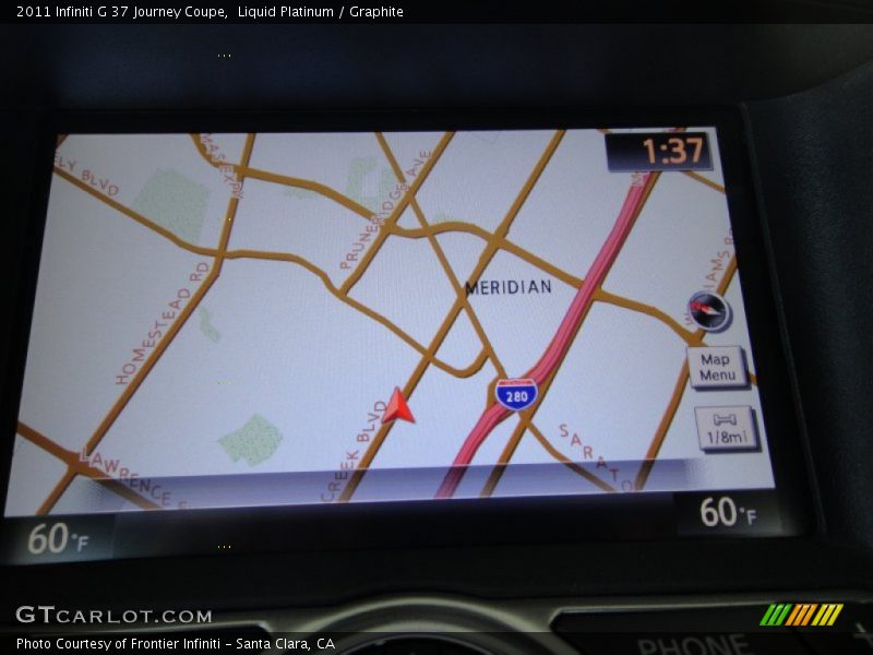 Liquid Platinum / Graphite 2011 Infiniti G 37 Journey Coupe