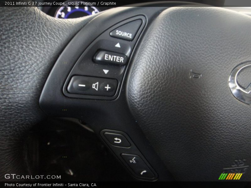 Liquid Platinum / Graphite 2011 Infiniti G 37 Journey Coupe