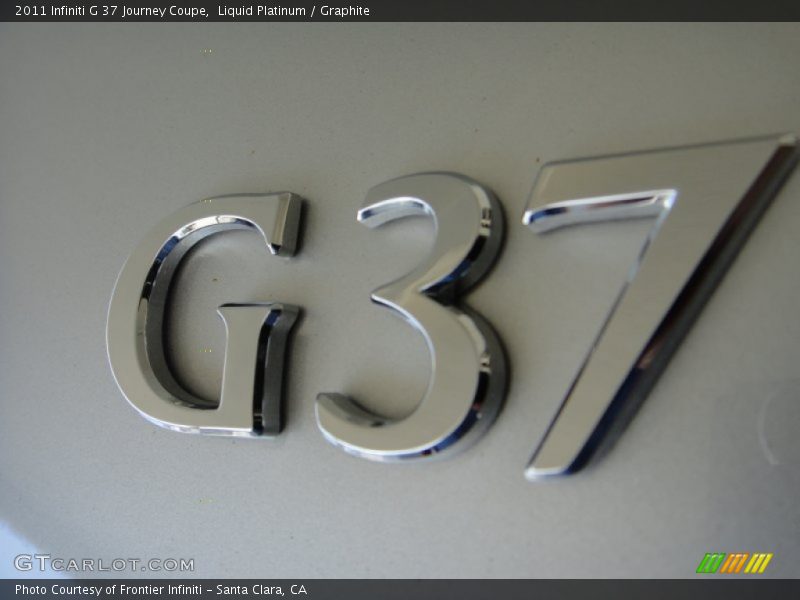Liquid Platinum / Graphite 2011 Infiniti G 37 Journey Coupe