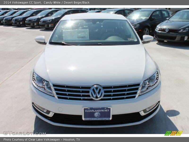Candy White / Desert Beige/Black 2014 Volkswagen CC Sport