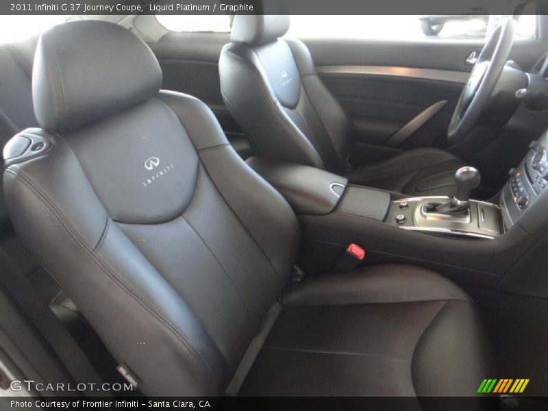 Liquid Platinum / Graphite 2011 Infiniti G 37 Journey Coupe