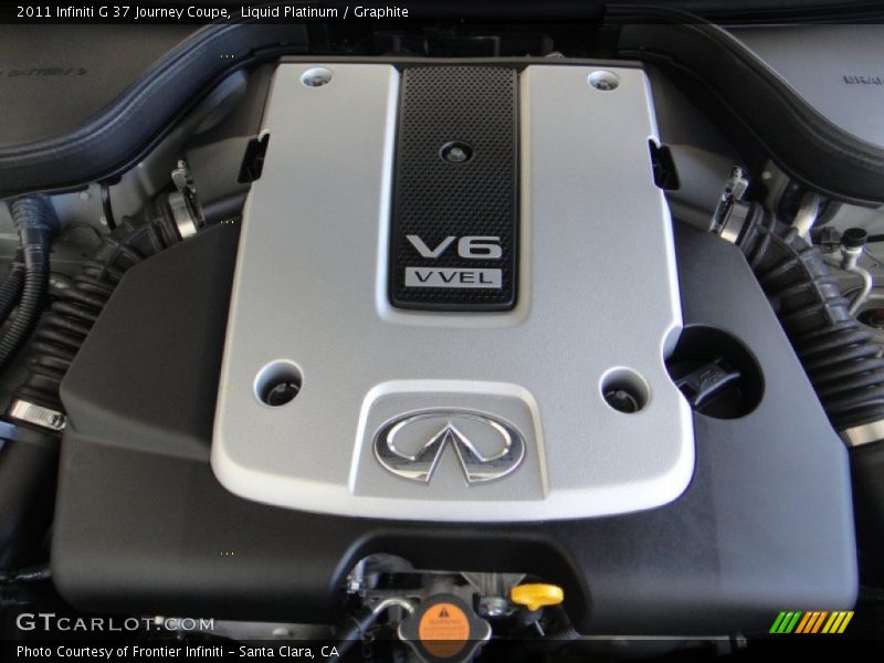 Liquid Platinum / Graphite 2011 Infiniti G 37 Journey Coupe