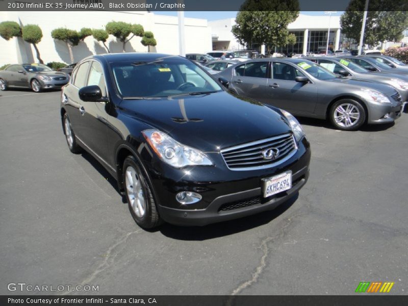 Black Obsidian / Graphite 2010 Infiniti EX 35 Journey AWD