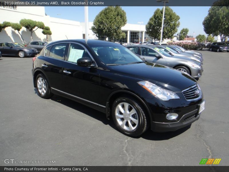 Black Obsidian / Graphite 2010 Infiniti EX 35 Journey AWD