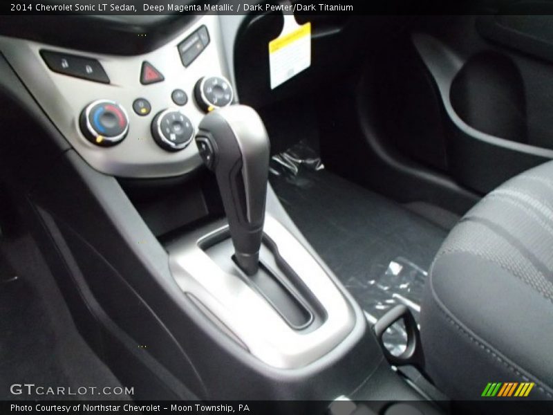  2014 Sonic LT Sedan 6 Speed Automatic Shifter
