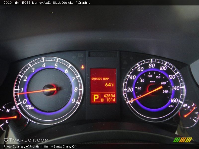Black Obsidian / Graphite 2010 Infiniti EX 35 Journey AWD